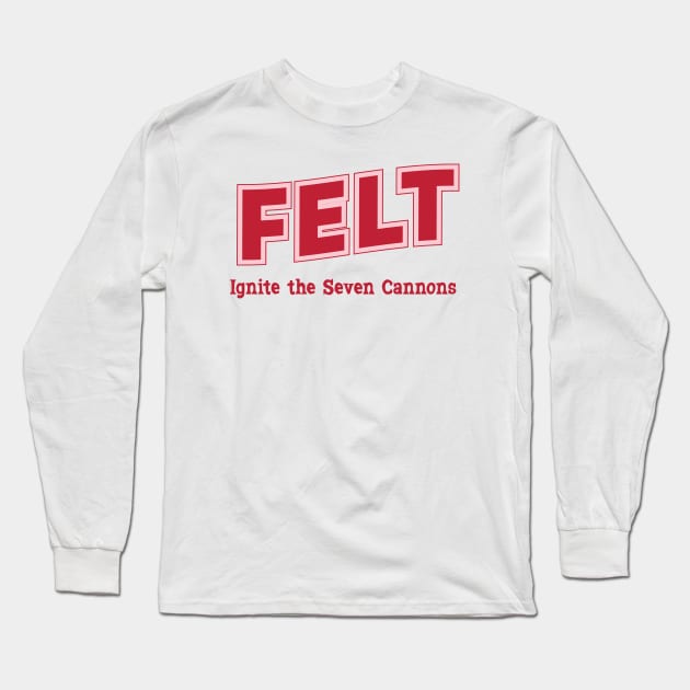 Felt Long Sleeve T-Shirt by PowelCastStudio